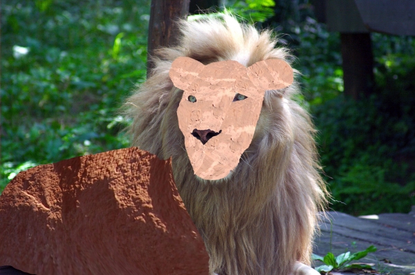 Creation of Rock Lion: Step 2